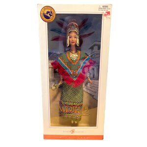 Dolls of the World Princess Of Ancient Mexico Barbie NRFB 2004 Mattel C2203
